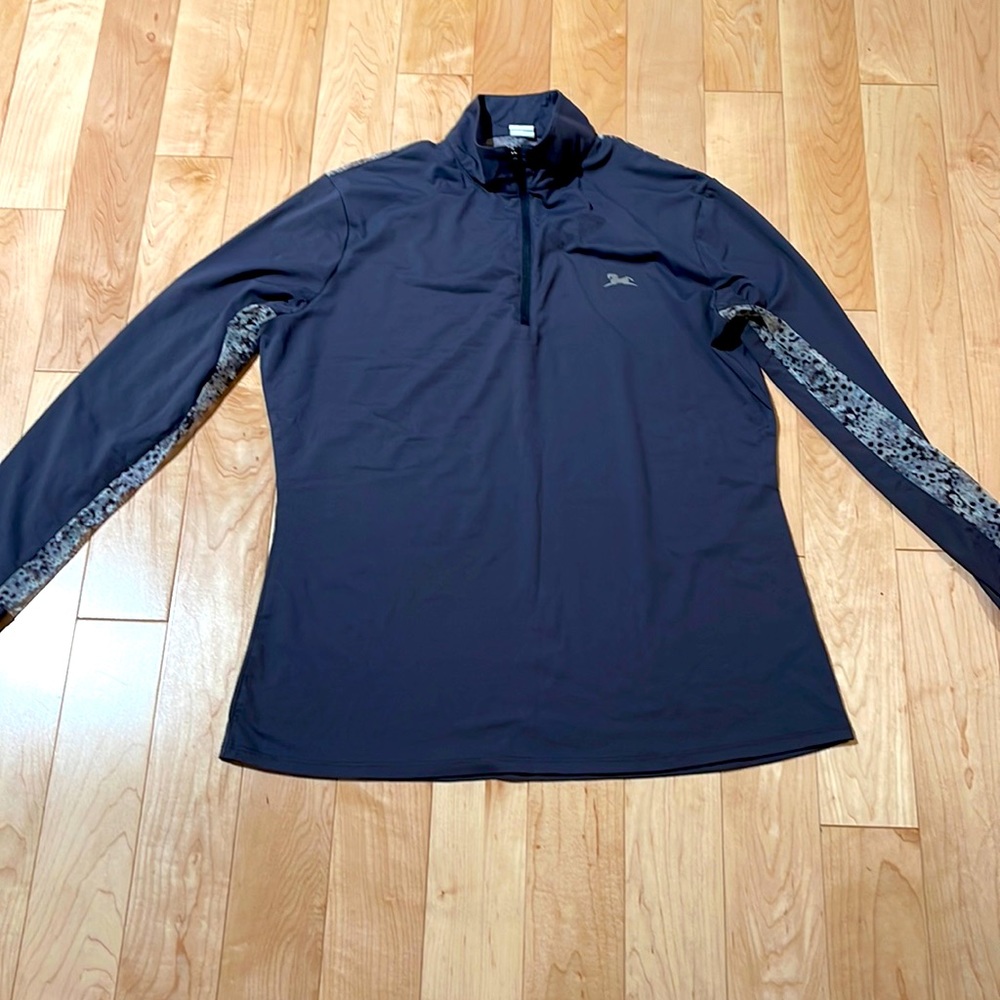RJ Classics sun shirt. Gray XL 1/4 zip